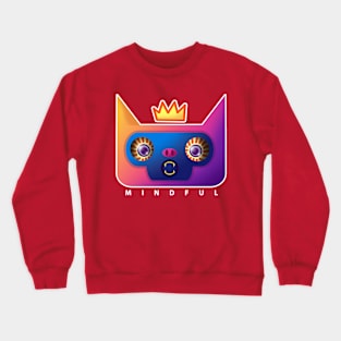 cat monkey gradient boi Crewneck Sweatshirt